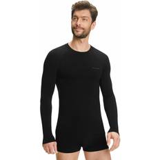 Homme - Laine Couches de base Falke Sport Long Sleeve Wool Tech Light Shirt - Black