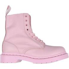 Nainen - Vaaleanpunainen Pitsisaappaat Dr. Martens 1460 Pascal Mono - Chalk Pink/Virginia