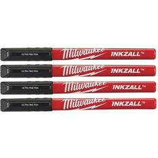 Black Fineliners Milwaukee Inkzall Markers Black 4-pack