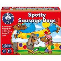 2 Board Games Orchard Toys Spotty Sausage Dogs, 4yrs