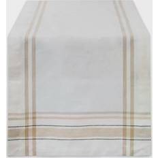 Design Imports Chambray Bordsduk Vit (274.32x35.56cm)