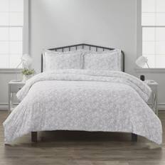 Home Collection Premium Ultra Soft Paisley Duvet Cover Grey Coarse Paisley (243.84x243.84cm)