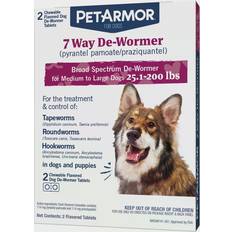 Petarmor 7 way dewormer 7 Way De-Wormer for Medium and Large Dogs