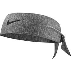 Elastane/Lycra/Spandex - Men Headbands Nike Dri-FIT 3.0 Tie Headband Unisex - Charcoal Heather