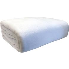 Blankets Supreme Plush Fleece Blankets White (228.6x228.6)