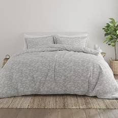 Home Collection Rose Duvet Cover Grey (284.48x248.92cm)