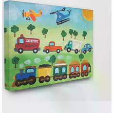 Stupell Industries Planes, Trains, and Automobiles by nJoyArt Wall Decor 61x76.2cm