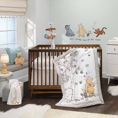 Disney Bed Set Lambs & Ivy Disney Baby Storytime Pooh Nursery Crib Bedding Set 3-Pack