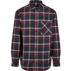 Urban Classics Heavy Oversized Checked Shirt - Blau