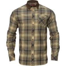 Jagd Hemden Härkila Driven Hunt Flannel Shirt - Light Teak Check