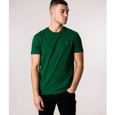 Polo ralph lauren jersey crewneck t shirt Polo Ralph Lauren Custom Slim Fit Jersey Crewneck T-Shirt - Groen