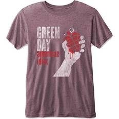 Green Day Day: Unisex T-Shirt/American Idiot (Burnout) (X-Large)