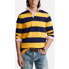 Polo Ralph Lauren Men's Striped Rugby Shirt French Navy/Gold Bugle