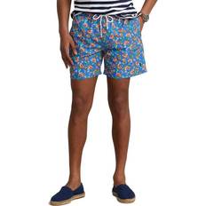 Best Swimming Trunks Polo Ralph Lauren 5.75-Inch Traveler Classic Swim Trunks Bramble Woodblock