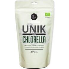 Chlorella pulver Chlorella Pulver 200g, Økologisk Unik Food