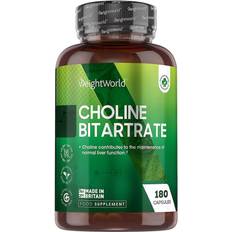 WeightWorld Choline Bitartrate 714mg 180 pcs