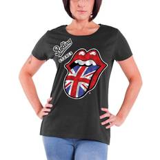 The Rolling Stones: Unisex T-Shirt/Vintage British Tongue (Large)