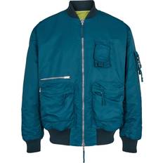 Overgangsjakker Helmut Lang Nylon Bomber.Aviator Mand Overgangsjakker Ensfarvet Nylon hos Magasin Neptune