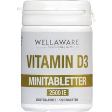 WellAware Vitaminer & Mineraler WellAware Vitamin D3 2500 IE 120 minitabletter 120 st