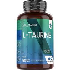 Taurin Aminosäuren WeightWorld L-Taurine 1000mg 180 Stk.