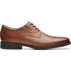 Brown - Men Oxford Clarks Whiddon Cap - Tan