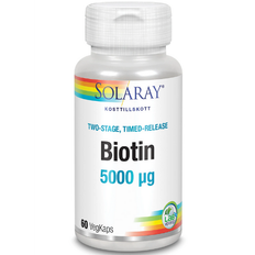 Biotin 5000 Solaray Biotin 5000 mcg 60 stk