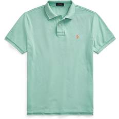Polo Ralph Lauren – Ljusgrön, smal pikétröja med ponnylogga-Grön/a