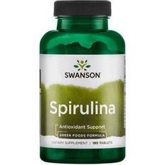 Spirulina' tabletter Swanson HEALTH SPIRULINA 500 mg 180 stk