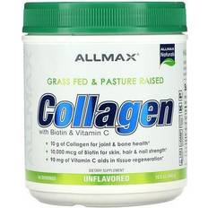 Biotin vitamin Allmax Nutrition Collagen Grass Fed & Pasture Raised with Biotin Vitamin C 44 Servings