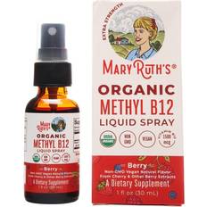 Mcg 30 MaryRuth Organics Organic Methyl B12 Liquid Spray Berry 1500 mcg. 1 fl. oz