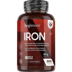 WeightWorld Supplements WeightWorld Iron Tablets 14 mg 365 Tablets