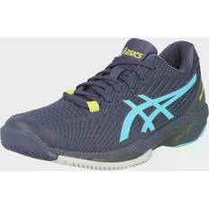 Asics Purple Racket Sport Shoes Asics Solution Speed FF Indigo Fog/Ice Mint