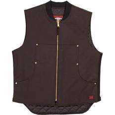 Brown - Men Swimwear Moto Vest,WV042-BLACK-3XL