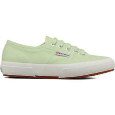 Superga Women's light canvas low-top trainers, Light green