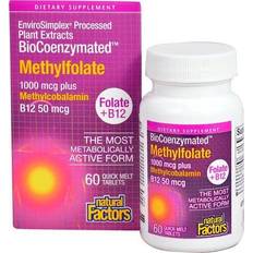 Natural Factors BioCoenzymated Methylfolate 1000 mcg 60 Tablets