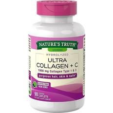 Collagen type Nature's Truth Hydrolyzed Collagen Type I & III Vitamin C, 3000mg 90 ct False