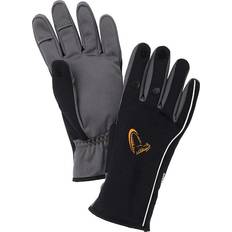 Schwarz Wathosen Savage Gear Softshell Winter Glove Black