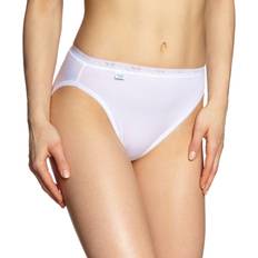 Cotone Mutande Sloggi Basic+ Midi 2p Slip Donna - Blanc