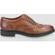 Hush Puppies Santiago Leren Herenschoenen Met Veters In Het - Bruin