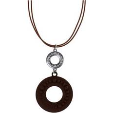 Marron Colliers Collier Femme CP3M (32 cm)