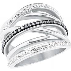 s.Oliver Ring 925 Sterling Silver Damringar Med Kristall - Silver