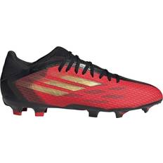 Guld - Herre Fodboldstøvler adidas X Speedflow. 3 Firm Ground Cleats Unisex-Vivid Red/Gold Metallic/Core Black