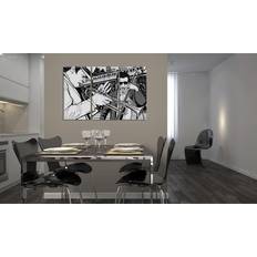 Artgeist Jazzkonsert på bakgrunden av New York 90x60 sp. z o. o Tavla