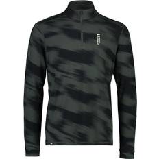 Herren - Wolle Basisschicht-Oberteile Mons Royale Cascade Flex 200 1/4 Zip - Schwarz