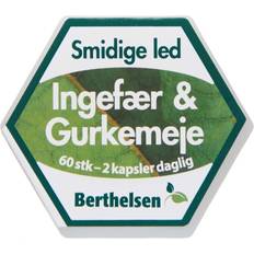 Ingefær gurkemeje Berthelsen Ingefær & Gurkemeje 60 st