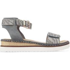 Rieker 41 - Bruna - Dam Sandaler Rieker 67952-42 Cement, Dam, Skor, Sandaler, Brun