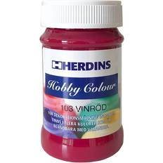 Herdins Akrylfärger Herdins Hobbyfärg 100ml Vinröd