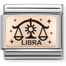 Nomination Composable Classic Link Libra Charm - Silver/Rose Gold