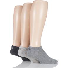 Femme - Rose Chaussettes Puma Lot de 3 Paires de Chaussettes Basses Unisex - Rose