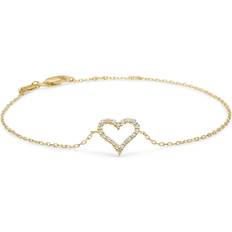 Safirer Armband Mads Z Tender Heart armband kt. m. 0,12ct.